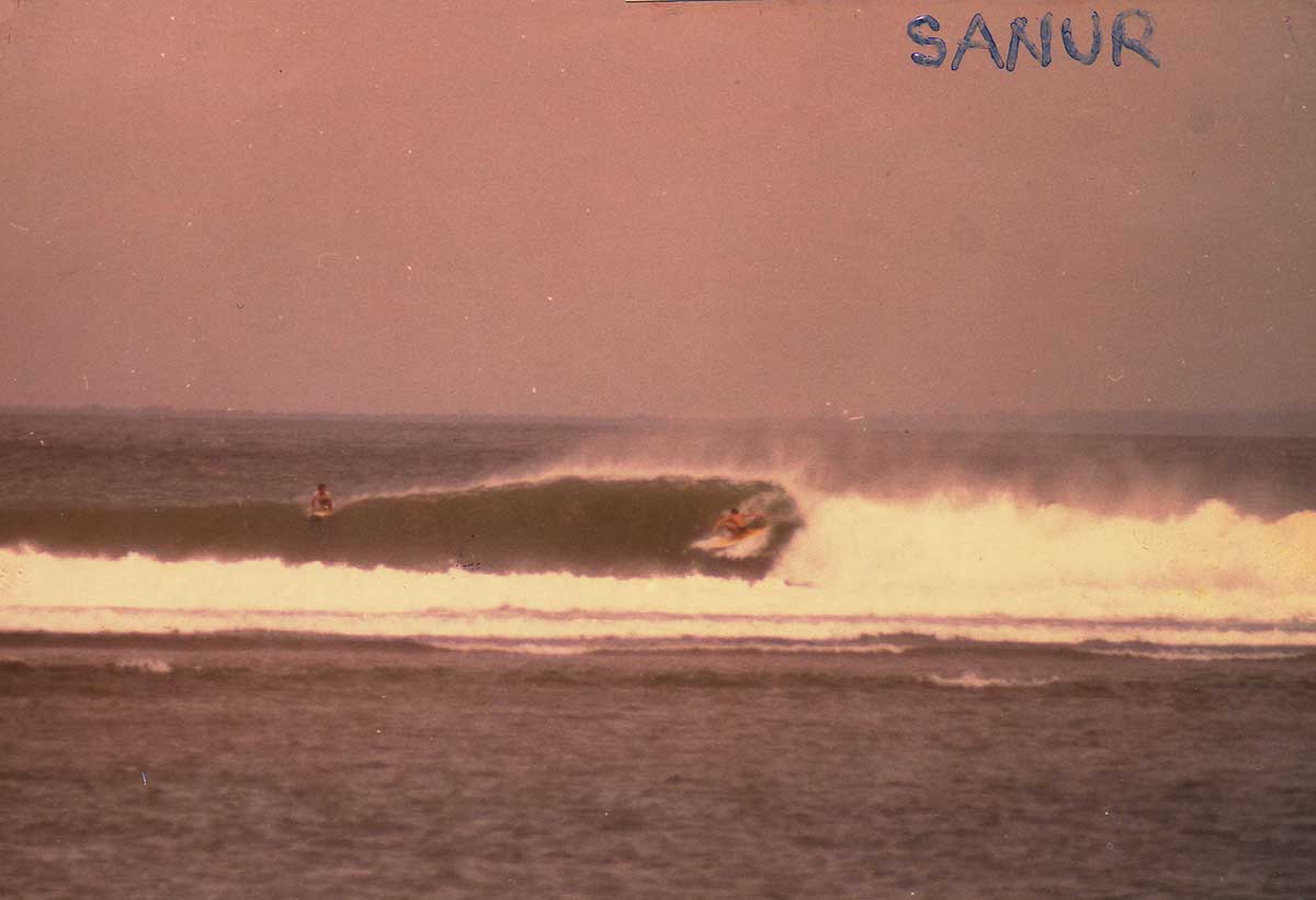Peter Neely Surfing Sanur